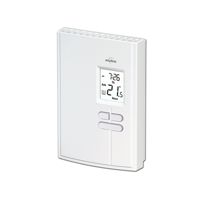 Thermostat numérique Aube programmable 2500W, triac