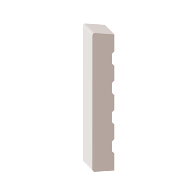Bâti de porte en pin jointé clair 00251 9/16 po x 3-9/16 po x 7 pi (unité)