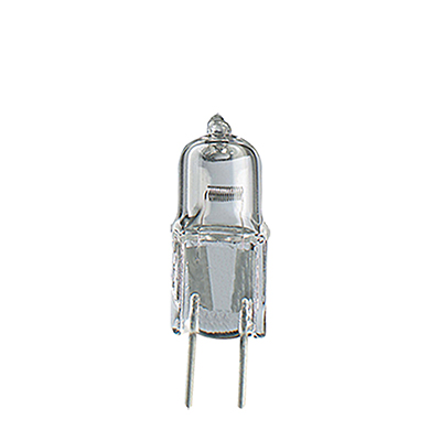 Ampoule halogène «12V» GY6.35 Bi-Pin, type T4 JC, 50W, 2700K Blanc doux, gradable