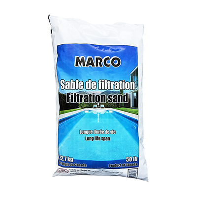 Sable de filtration pour piscines «SABLE MARCO»