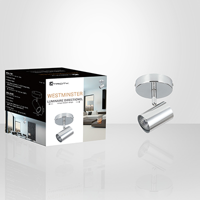 Luminaire directionnel «WESTMINSTER» chrome