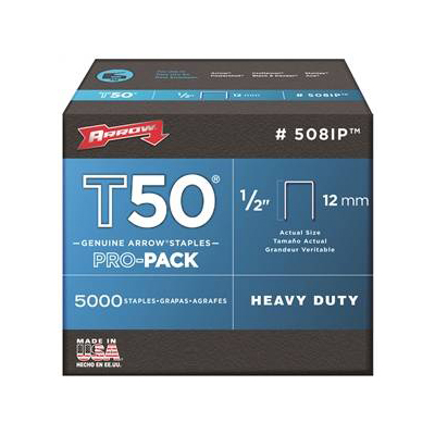 Agrafes T50 - 1/2 po «Arrow» (bte 5000)