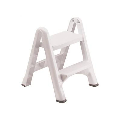 Escabeau 2 marches, pliable «Ez Step» Blanc