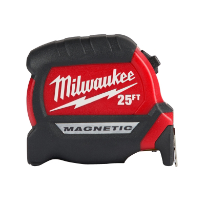 Ruban à mesurer magnétique en acier «Milwaukee» 1 po x 25 pi