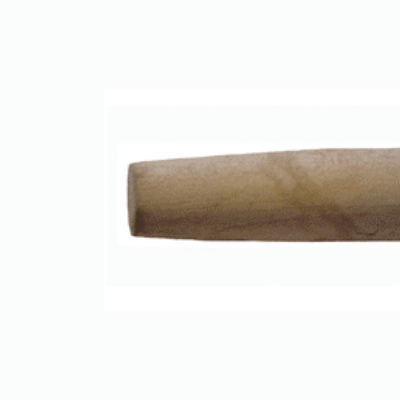 Manche en bois fuselé, non-vernis, 1-1/8 po