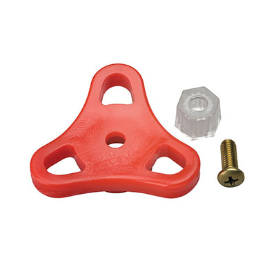 Poignée de robinet de buanderie Emco M3343 «Moen» Rouge