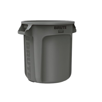 Poubelle ronde sans couvercle 38 L «Brute» - Gris (unité)