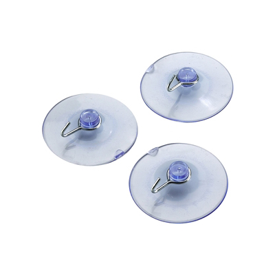 Ventouse avec crochet -- 2-1/8 po diam., 2 lb (pqt 3)