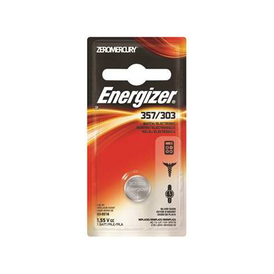 Pile oxyde d'argent 357/303, 1.55 V «Energizer»