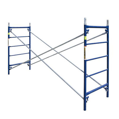 Section d'échafaudage extérieur «Saferstack» - 30 po x 60 po, avec croisillons de 10 pi (4 mcx)