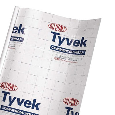 Pare-air Tyvek «CommercialWrap» 10 pi x 125 pi