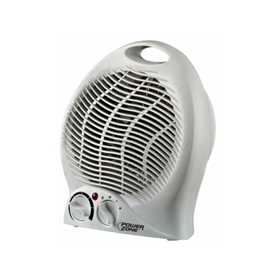 Chauffage à ventilateur 1500W «PowerZone» Blanc (unité)