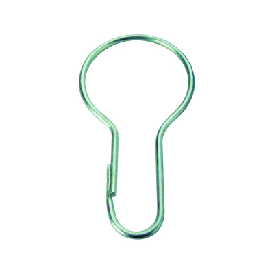 Anneaux de rideau de douche encliquetables #291-8704 - Zinc (pqt 12)