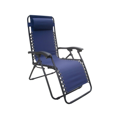 Chaise longue «ZÉRO GRAVITÉ» Noir/Bleu (unité)