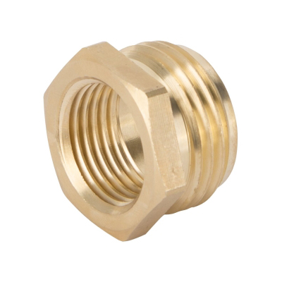 Connecteur double en laiton Mâle/Femelle - 3/4" MNH x 1/2" FNPT (unité)