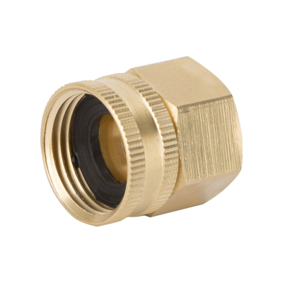 Connecteur double pivotant en laiton - Femelle 3/4" NPT x 3/4" NH (unité)