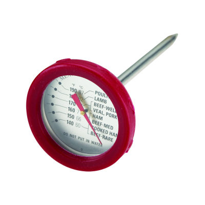 Thermomètre à viande analogique «GrillPro» Rouge (unité)