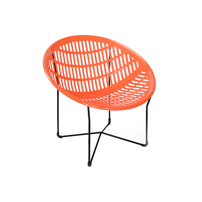 Coquille de chaise SOLAIR - Orange (unité)