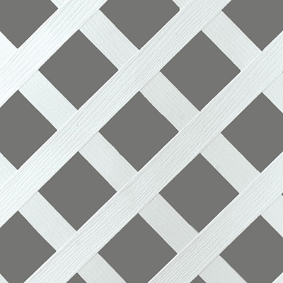 Treillis en PVC régulier - 4' x 8' - Blanc (unité)