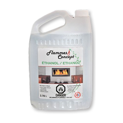 Éthanol liquide «FLAMMES CONCEPT» (3,78 L)