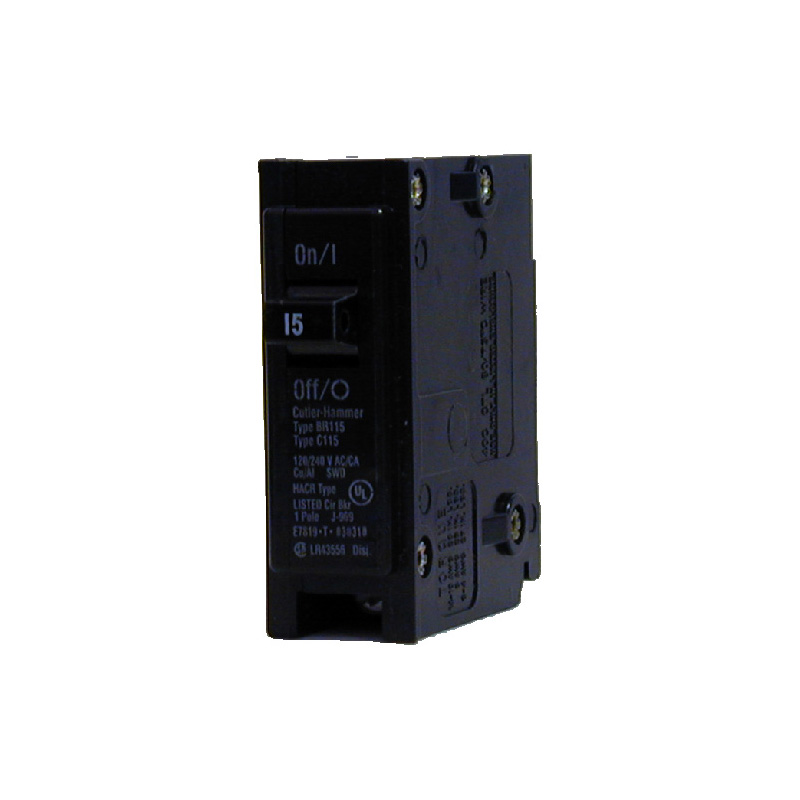 Disjoncteur Eaton, BR, 1 pôle, 15A «BR115» (unité)