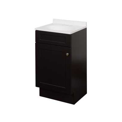 Vanité 18 po avec lavabo, shaker, 1 porte «Combi» Espresso (unité)