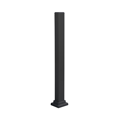 Poteau en aluminium «Legacy» Noir